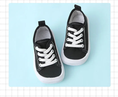 Zapatillas Kid Shoe Autumn New Boy Sport Shoes Solid Color Simple Kid Shoes Versatile Casual Shoe Daily Wear Canvas Shoe Tenis