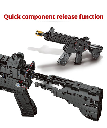 ZKZC WW2 Military Weapon Shotgun Sniper Rifle Assault Rifle Building Block City Police Pistol Brick Children Toys Gifts