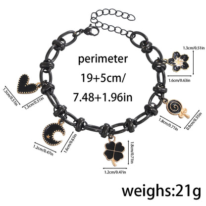 EtherealBe Halloween charm bracelet for women featuring spooky designs and adjustable length