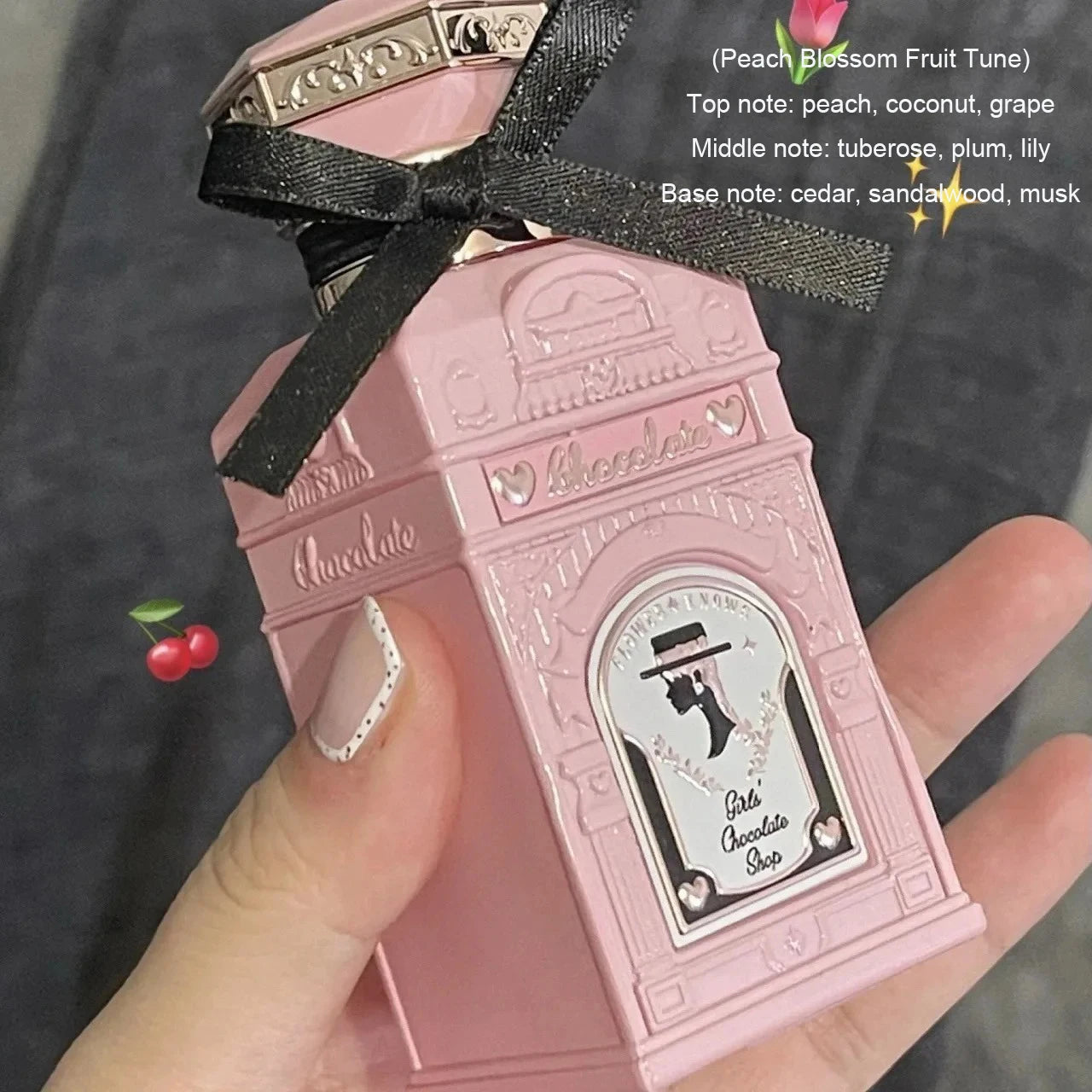 Flowerknows Eau de Parfum The Strawberry Cupid Perfume 1.7 oz / 50ml Lasting Women's Floral Gourmand Perfume for Women for Gifts