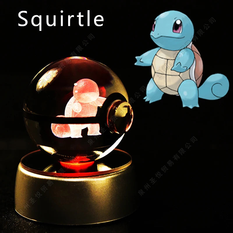 EtherealBe Pokemon 3D Crystal Ball Night Light
