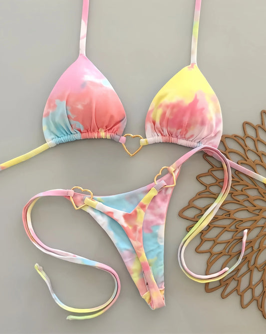 2026 Micro Bikinis Push Up Women Swimsuits Sexy Swimwear Brazilian Bikini Set Thong Biquini Print Swimsuit Summer Beachwear