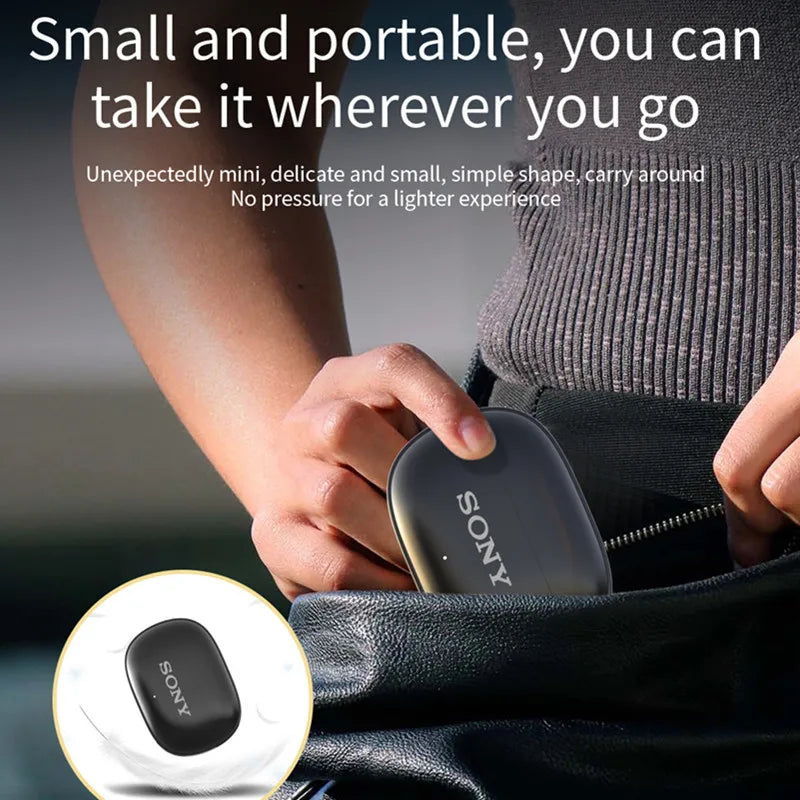Sony True Wireless Bluetooth Earphones & Headphones In-ear Earplugs Waterproof Fitness Motion Music Hedset Flip Cover Earphone