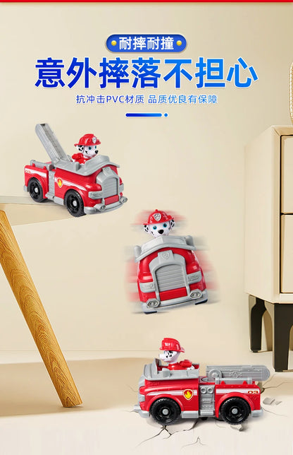 Original Paw Patrol Rex’s Dinosaur Rescue Vehicle with Collectible Action Figure Anime Doll Kids Toy Birthday Christmas Gift