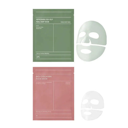 3pcs Bio-Collagen Face Mask Deep Moisturizing Collagen Protein Hydrogel Soft Gel Mask Skin Care Products
