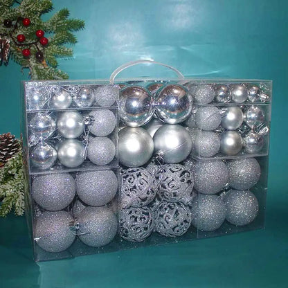 100pcs Christmas Decor Tree Xmas Balls Party Wedding Ornament Party Supplies Xmas Ornament Ball Xmas
