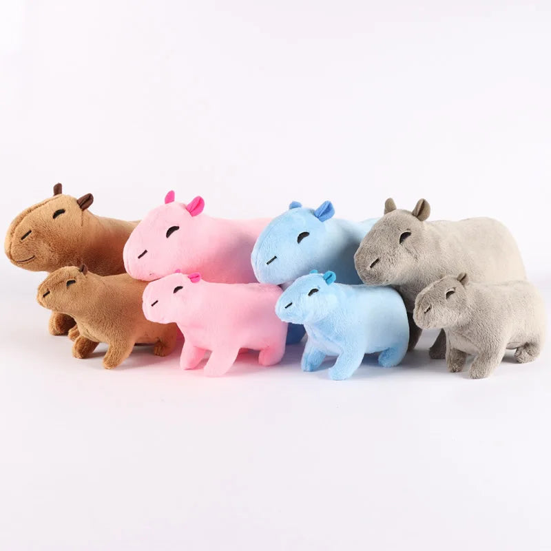18/30cm Capybara Rodent Plush Toy Cartoon Animal Hydrochoerus Hydrochaeris Plush Doll Soft Toy Christmas Gift Toys For Children