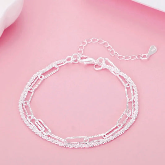 925 Sterling Silver Romantic Bracelet Necklaces For Women Fashion Designer Party Wedding Accessories Jewelry Sets Christmas Gift