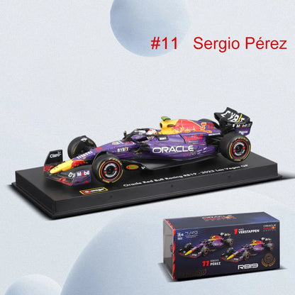 Bburago 1:43 Red Bull F1 Rb19 Las Vegas Miami 1 Verstappen 11 Perez Alloy Scaled Die-Cast Car Model Toys Collection Kid Gift