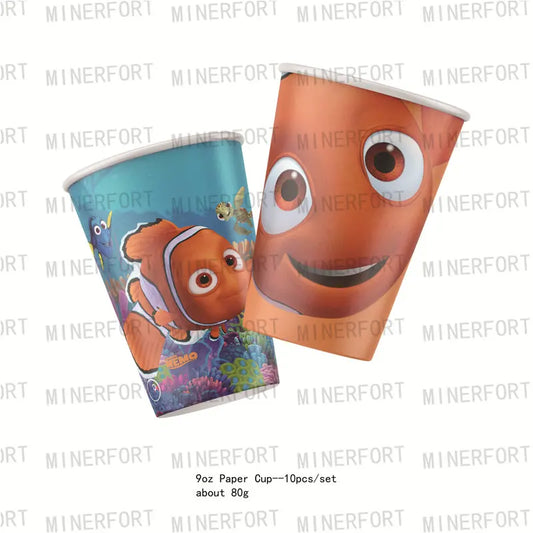 Finding Nemo Themed Party Supplies Cake Topper Balloons Stickers
