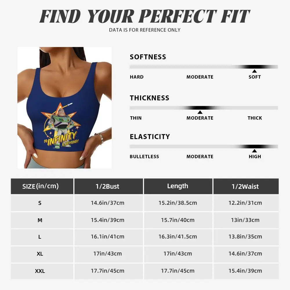 EtherealBe Toy Story Jessie Sports Bra for Women
