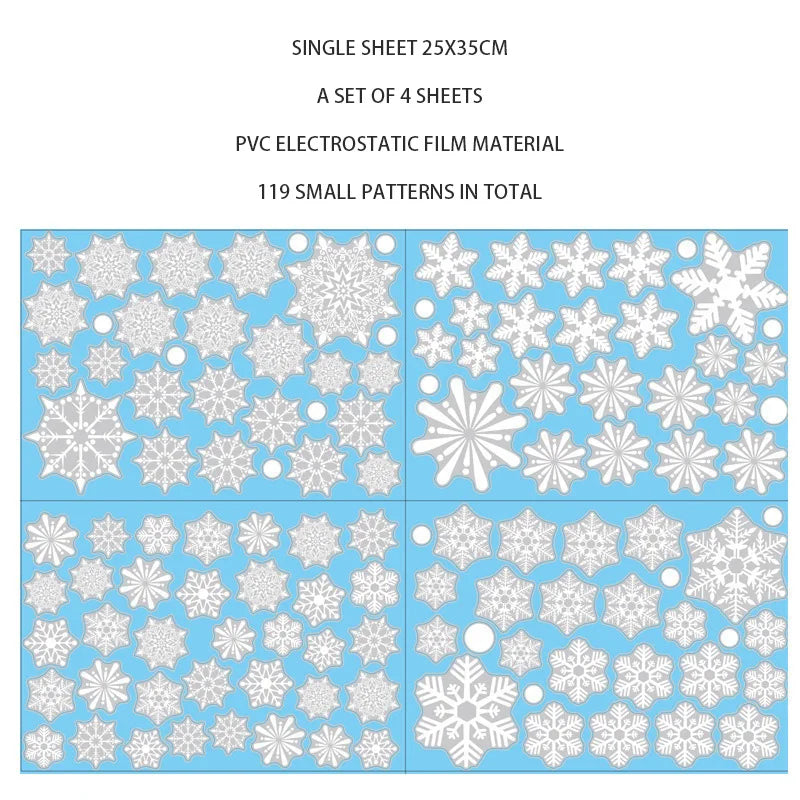 Christmas Window Sticker Merry Christmas Decorations For Home 2025 Cristmas Ornament Xmas Navidad Natal Gifts New Year 2026