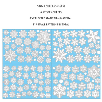 Christmas Window Sticker Merry Christmas Decorations For Home 2025 Cristmas Ornament Xmas Navidad Natal Gifts New Year 2026