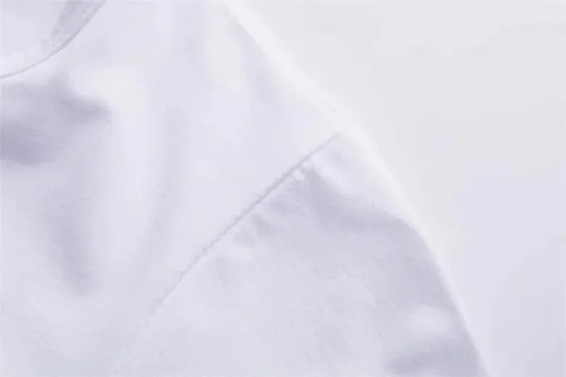Close-up of EtherealBe stylish women's heart print shirt showcasing smooth fabric and detailed stitching