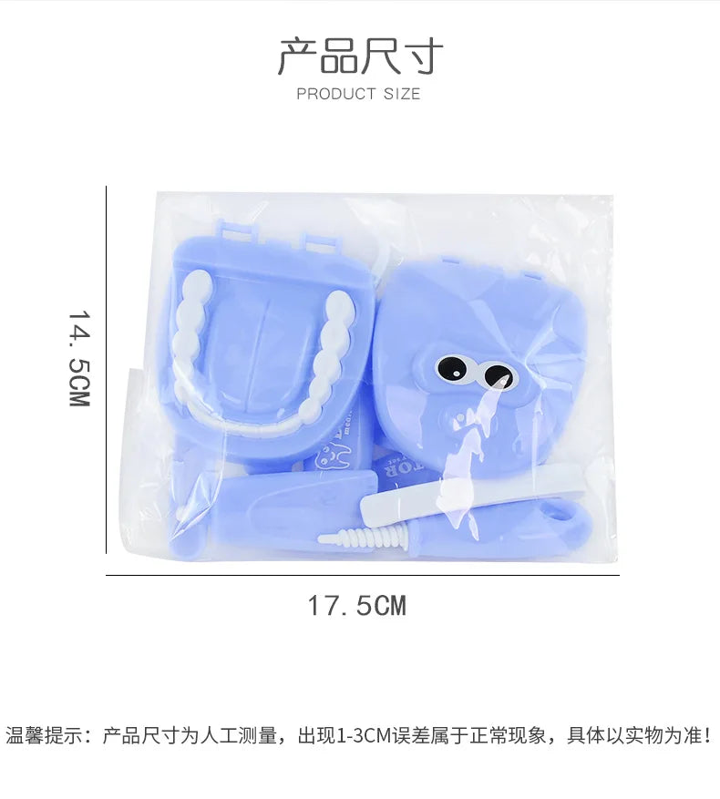 1/9pcs Montessori Educational Toys for Children Early Learning Doctors Role Play Kids Intelligence Brushing Tooth Teaching Aids