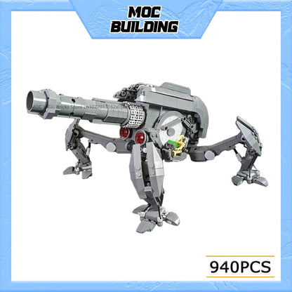 MOC Building Blocks Space Movie Series Cannon Battle Robot Model DIY Assemble Bricks Creative Toys Collection Display Xmas Gifts