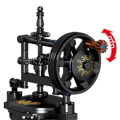 Classic Creative Coffee Machine Mini Diamond Model Building Blocks MOC Construction Bricks Collection Toy Children Xmas Gift
