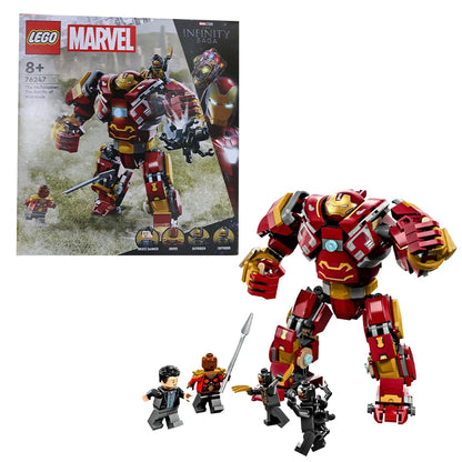 LEGO76247 Marvel The Hulkbuster: The Battle of Wakanda, Action Figure, Buildable Toy with Hulk Bruce Banner Minifigure, Avengers