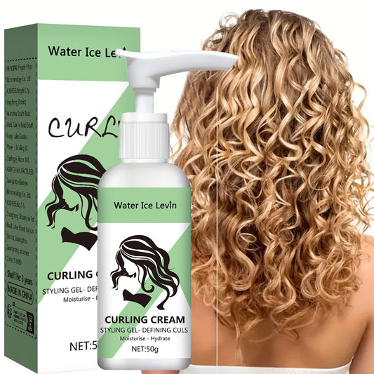 Curly hair Styling cream, moisturizing and smoothing formula, enhances the elasticity and shine of curly hair, easy to set