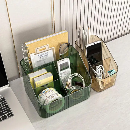 EtherealBe bathroom vanity organizer for cosmetics featuring multi-compartment design for easy organization