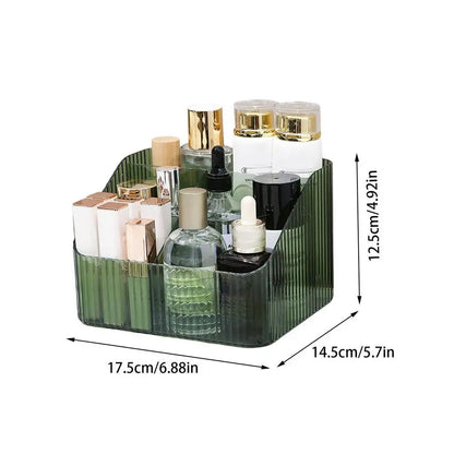 EtherealBe bathroom vanity organizer for cosmetics w/ multiple compartments for bottles and tubes