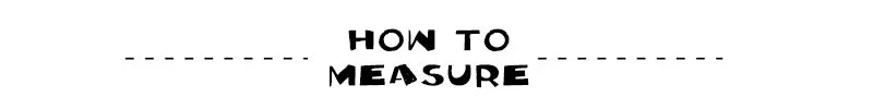 EtherealBe sizing header showing how to measure guide for casual chic polka dot matching set apparel
