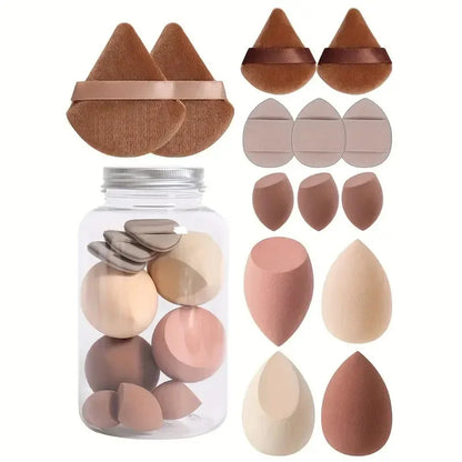 EtherealBe best makeup applicator for cream foundation in various shapes and colors for flawless application