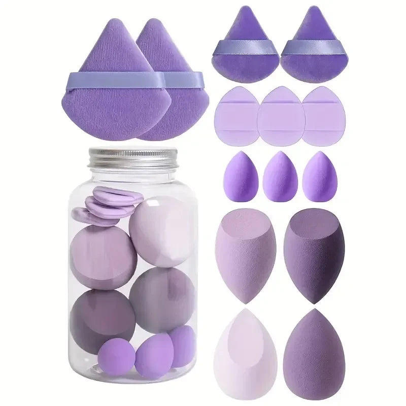 EtherealBe makeup applicator set featuring various sponges, ideal for the best makeup applicators for cream foundation