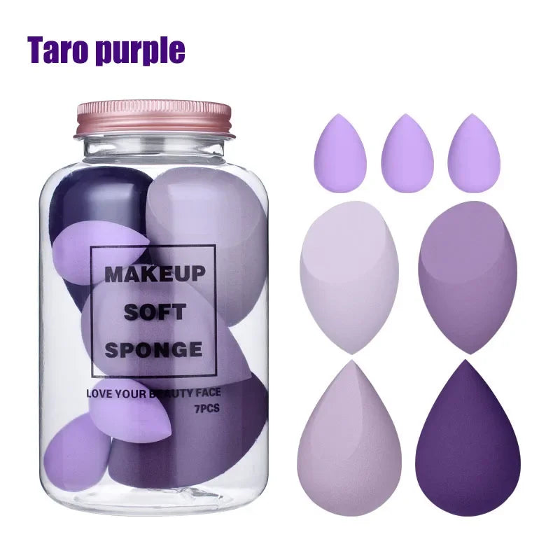 EtherealBe Taro Purple Soft Makeup Sponges Set for Best Makeup Applicators for Cream Foundation