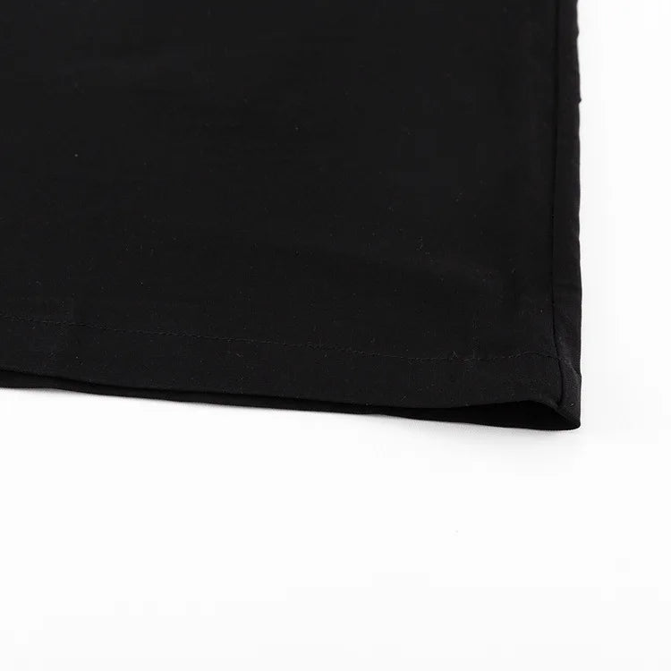 EtherealBe black high waist maxi skirt with a smooth fabric and elegant design