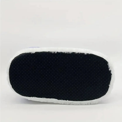 Black and white sole of EtherealBe bread foam sneakers slippers with textured bottom for grip