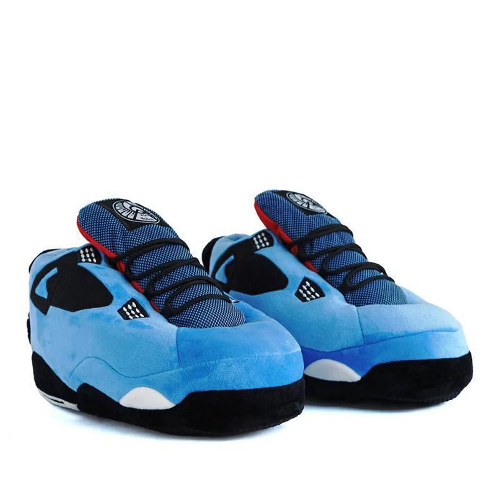 EtherealBe bread foam sneakers slippers in blue with comfortable cushioning for indoor wear