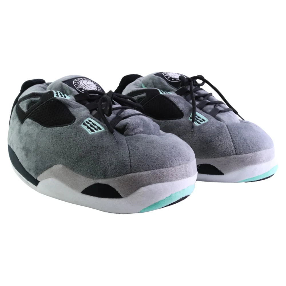 EtherealBe bread foam sneakers slippers in gray with soft plush material and stylish design