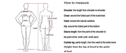 Measuring guide for clothing sizes including shoulder, chest, waist, and sleeve length for a Britney Spears Halloween costume