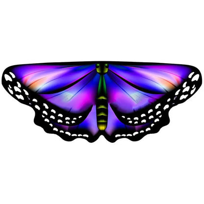 Vibrant butterfly elf stage costume for kids with colorful wing design for imaginative play