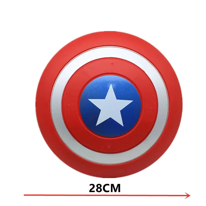 EtherealBe Captain America costume for kids featuring a vibrant round shield with star design