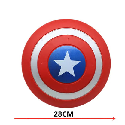 EtherealBe Captain America costume for kids featuring a vibrant round shield with star design