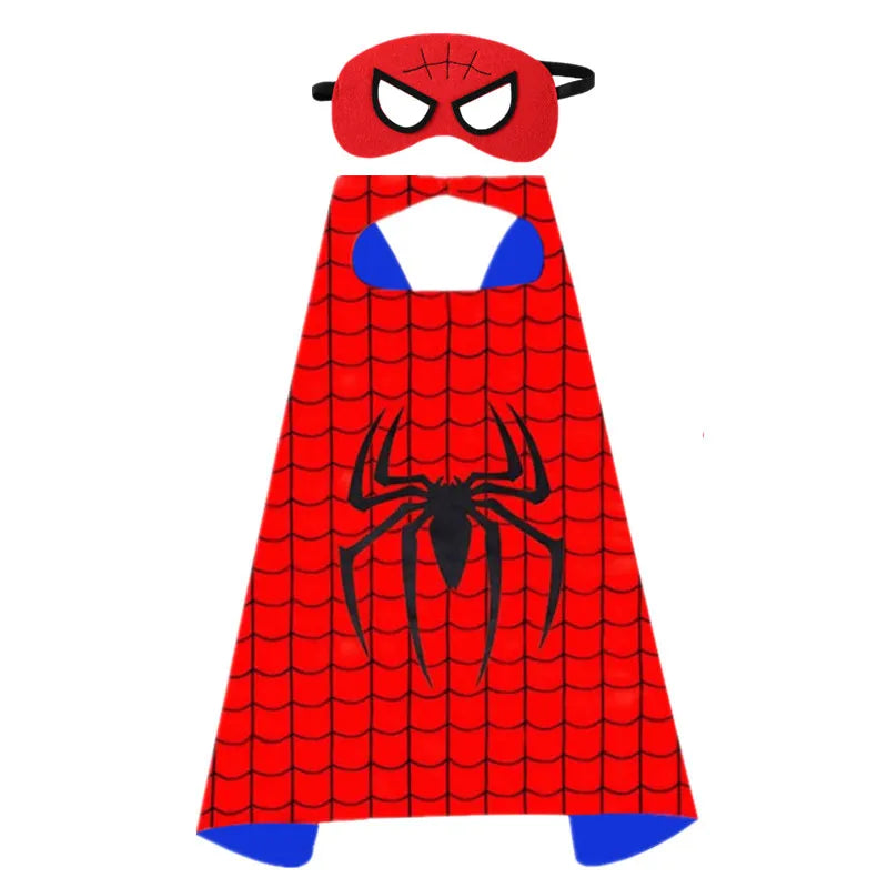 EtherealBe Spider-Man costume cape and mask for kids, perfect as a Captain America costume for kids.