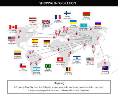 Shipping information map displaying estimated delivery times for EtherealBe casual floral button down top blouse