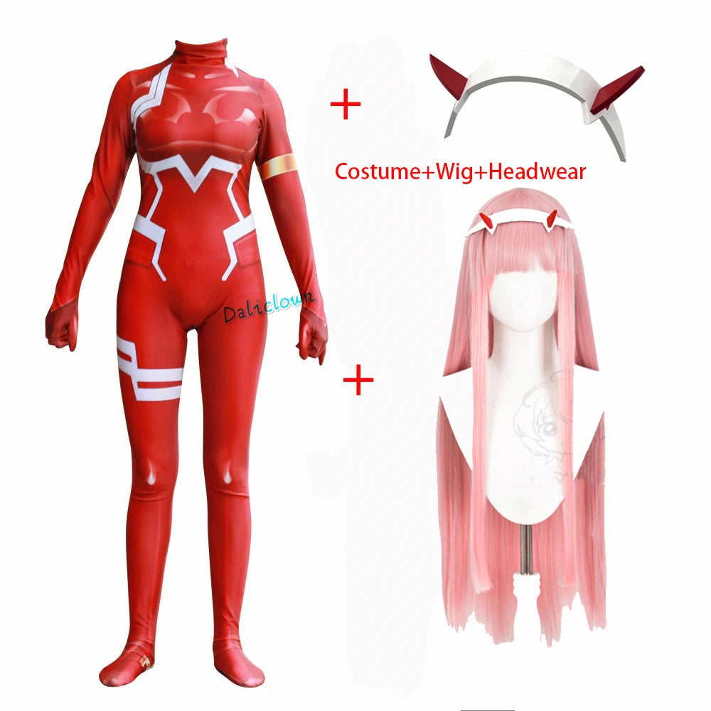 EtherealBe Darling in the Franxx cosplay costume with wig and headwear for anime fans