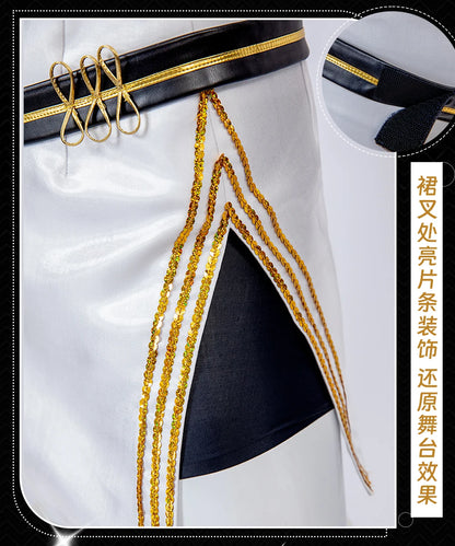 EtherealBe demon hunters cosplay costume set featuring elegant gold detailing and stylish design elements