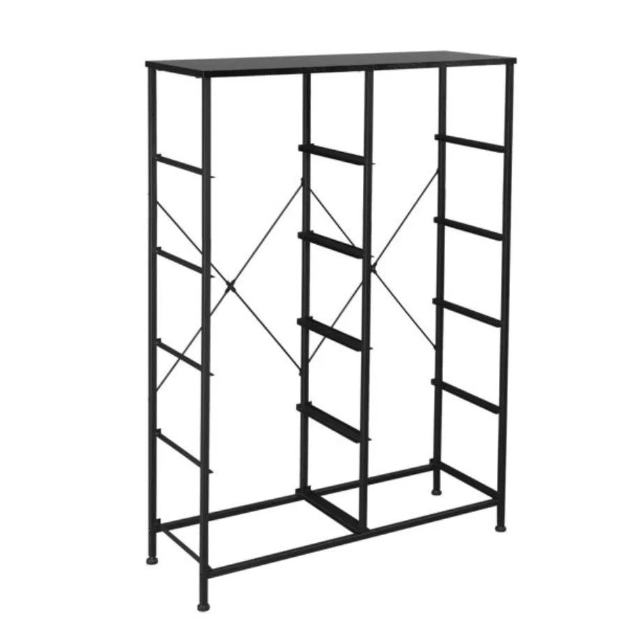 EtherealBe 10 drawer storage cabinet with a sleek black metal frame for organized storage in any space