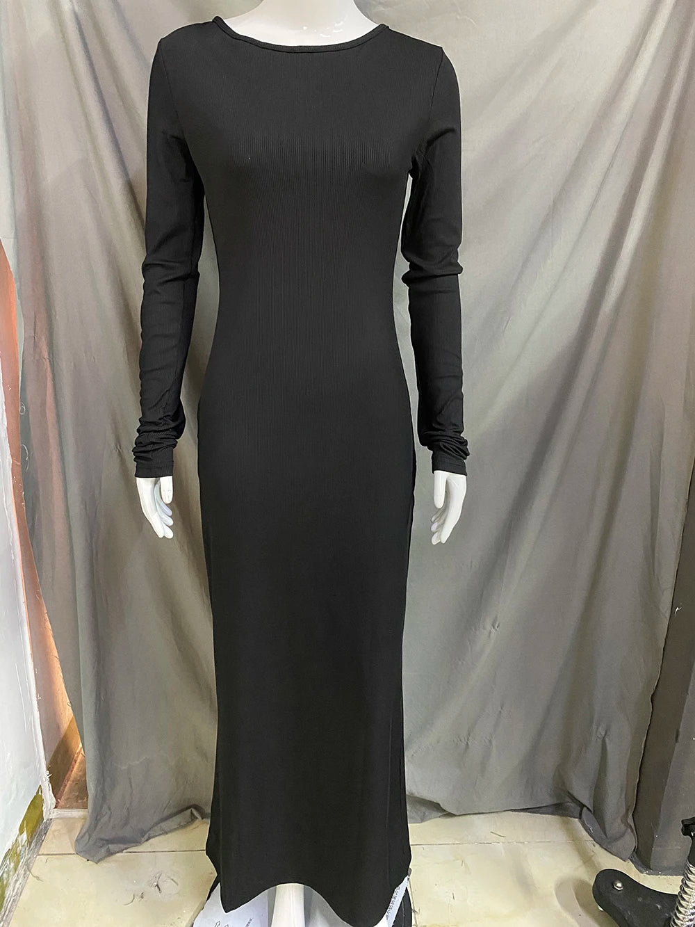 EtherealBe elegant off shoulder evening dress in sleek black for elegant gatherings