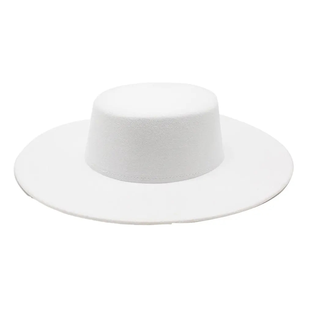 EtherealBe fashion blend top hat for ladies in stylish white design for elegant occasions