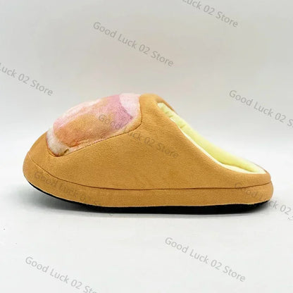 Cozy EtherealBe novelty big toe slippers for home with soft padding and a playful design