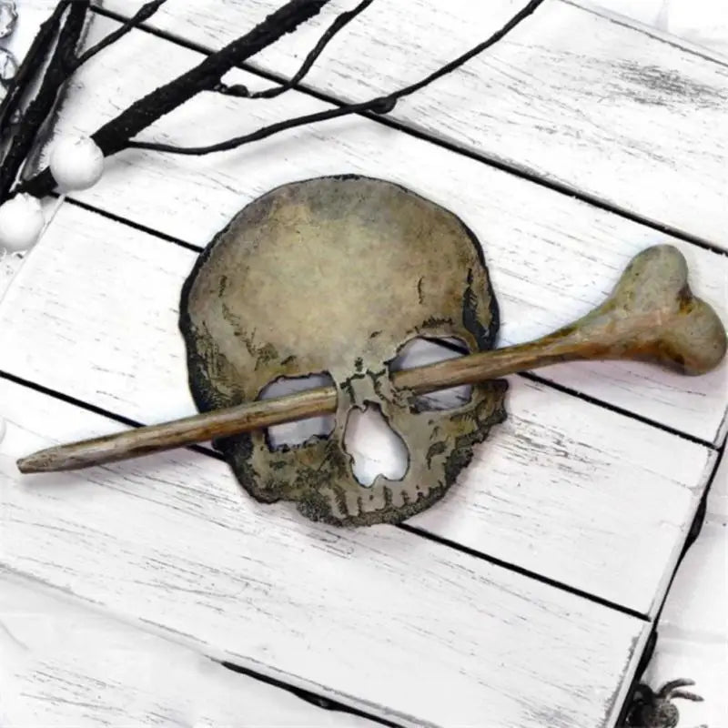 Halloween Hair Barrette For Women Retro Witch Skull Moth Hair Sticks  Butterfly Gothic Hairpin Pagan Hair Jewelry Party Gifts
