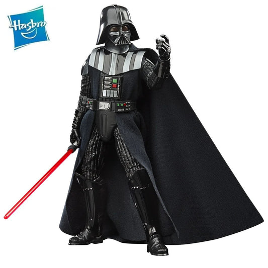 Hasbro Darth Vader figure with red lightsaber and flowing cape Star Wars action figures for collectors