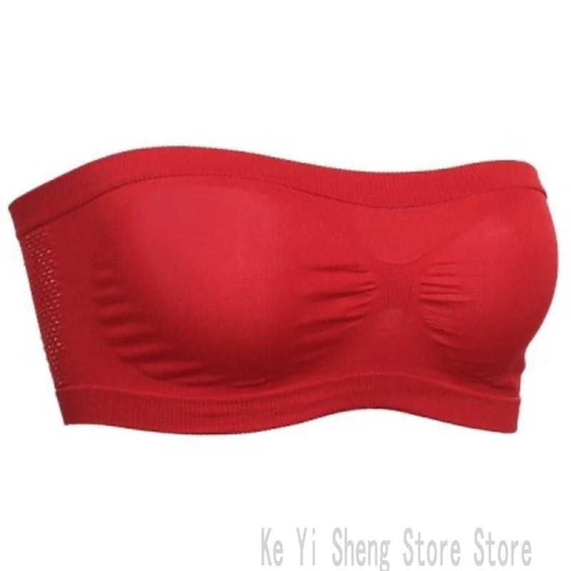 EtherealBe versatile wrap-around bra in vibrant red for comfortable support and style
