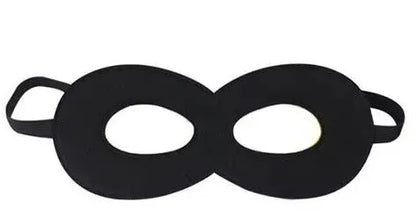 Black eye mask for kids Halloween Incredible costume with elastic straps for a secure fit