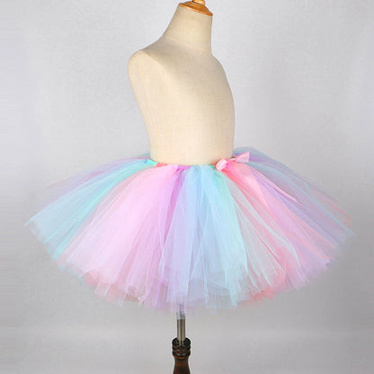 EtherealBe kids unicorn Halloween costume with wings featuring a pastel tutu skirt
